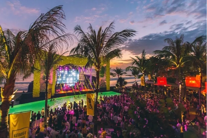 Relax by the pool, enjoy the sunset and the music